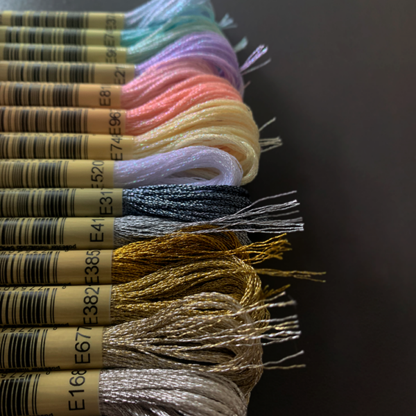 DMC Light Effects Glimmergarn - enkeltfarver