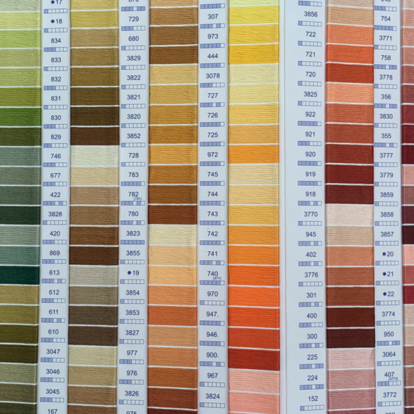 gule og orange nuancer