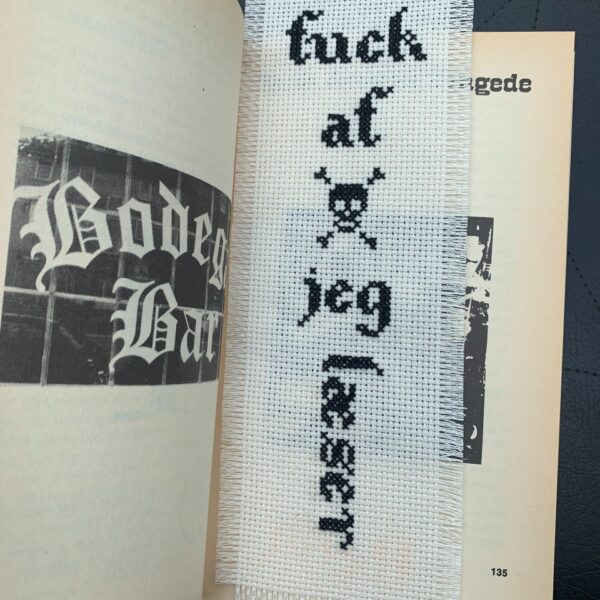 Badass bogmærke "Fuck af jeg læser"