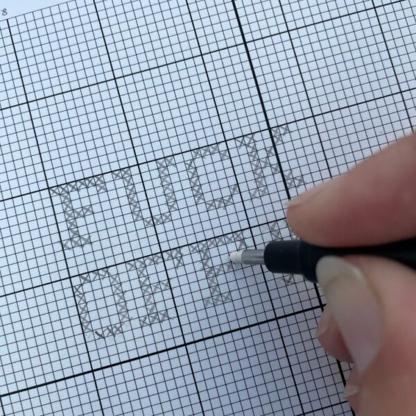 Broderistens viskelæderpen