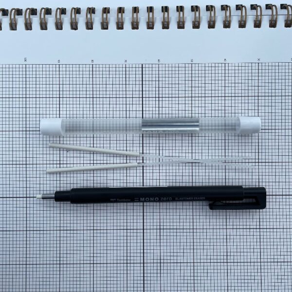 Broderistens viskelæderpen inkl. refill