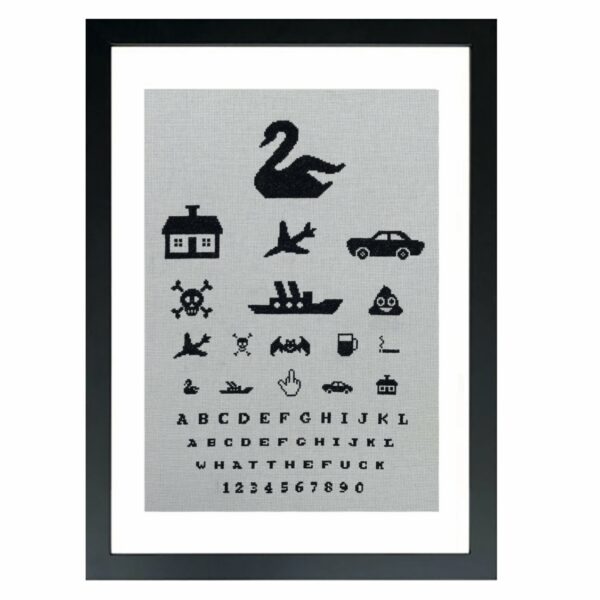 Mønstre til download - udenfor kategori - Broderistens synstest (aida)