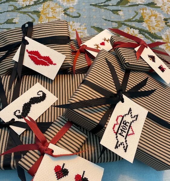 Mønstre til download - julemotiver - Til- og fra kort