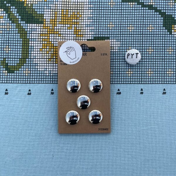 Broderistens knapper - 19 mm