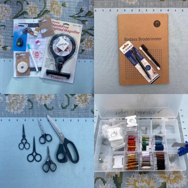 Broderi tilbehør i vildskab