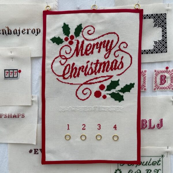 Broderistens adventskalender - Merry Xmas Maddafacka