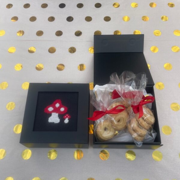 Broderistens svampe box